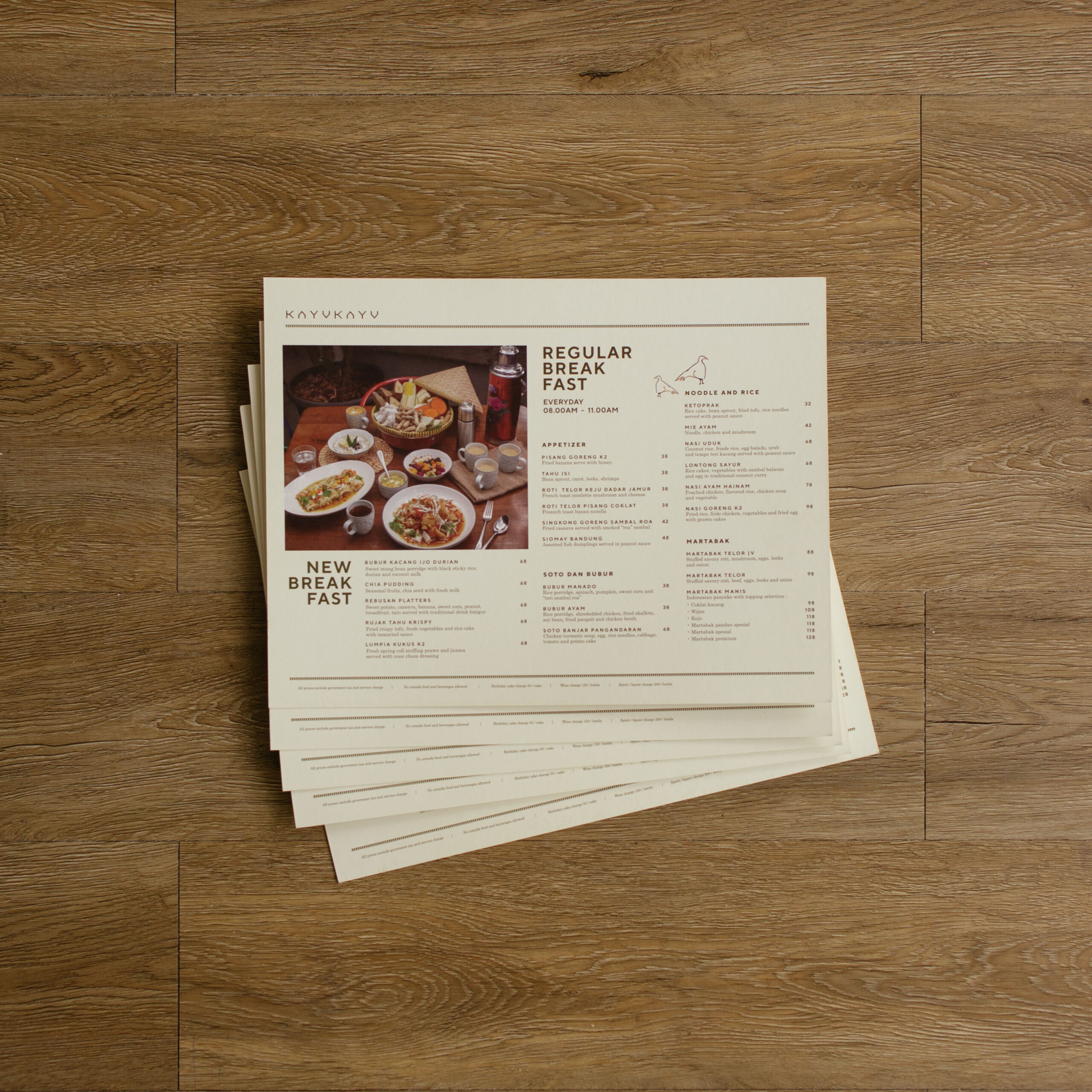 Menu #8